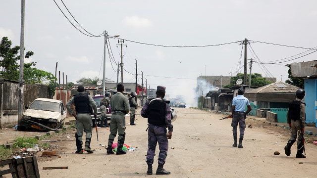 Situasi kudeta di Gabon (Foto: AFP/Steve Jordan)
