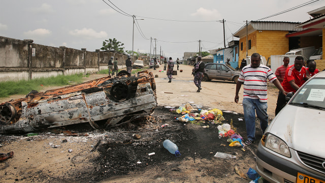 Situasi kudeta di Gabon (Foto: AFP/Steve Jordan)