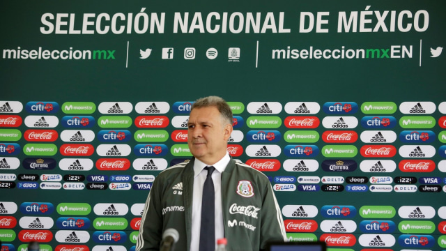 Tata Martino diresmikan sebagai pelatih Timnas Meksiko. Foto: Reuters/Daniel Becerril