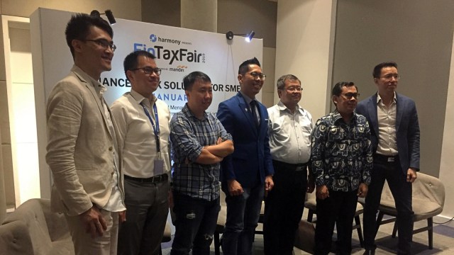 Konferensi Pers Pra-acara Fintax Fair 2019 di Jakarta, Selasa (8/1). (Foto: Nurul Nur Azizah/kumparan)
