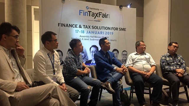 Konferensi Pers Pra-acara Fintax Fair 2019 di Jakarta, Selasa (8/1). (Foto: Nurul Nur Azizah/kumparan)