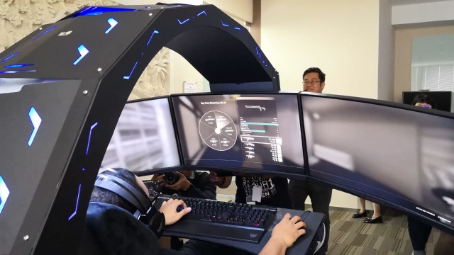 Kursi Gaming Acer Predator Thronos. (Foto: Bianda Ludwianto/kumparan)
