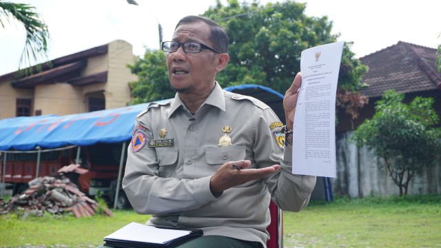 Fadhil, Kepala Badan Penanggulangan Bencana Daerah (BPBD) Kota Banda Aceh. (Foto: Zuhri Noviandi/kumparan)