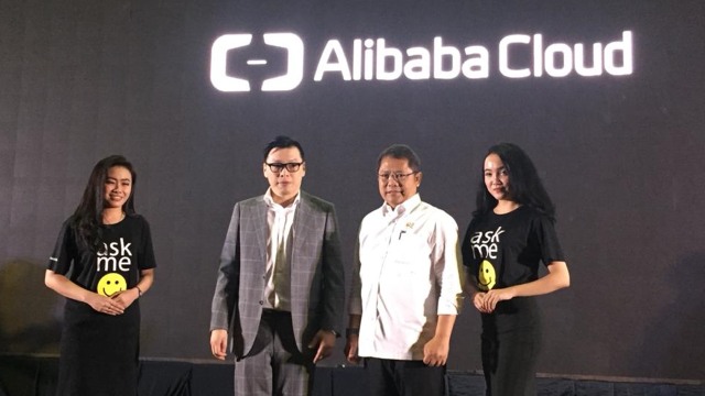 Peluncuran data center kedua dari Alibaba Cloud di Indonesia. (Foto: Astrid Rahadiani/kumparan)
