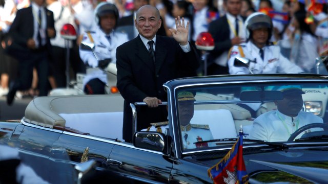 Raja Kamboja Norodom Sihamoni (Foto: Reuters/Pring Samrang)
