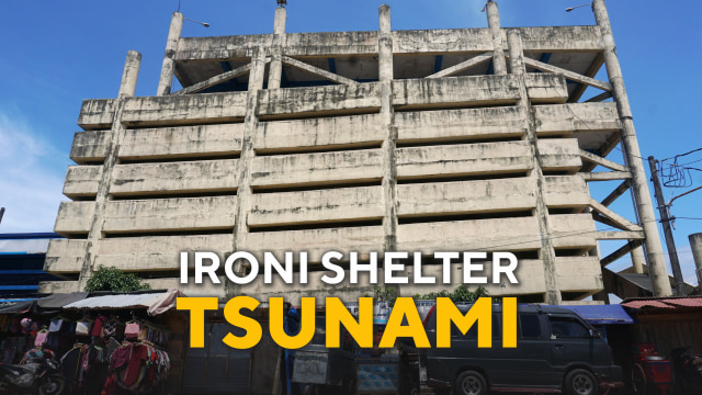 Ironi Shelter Tsunami (Foto: Irfan Adi Saputra/kumparan)