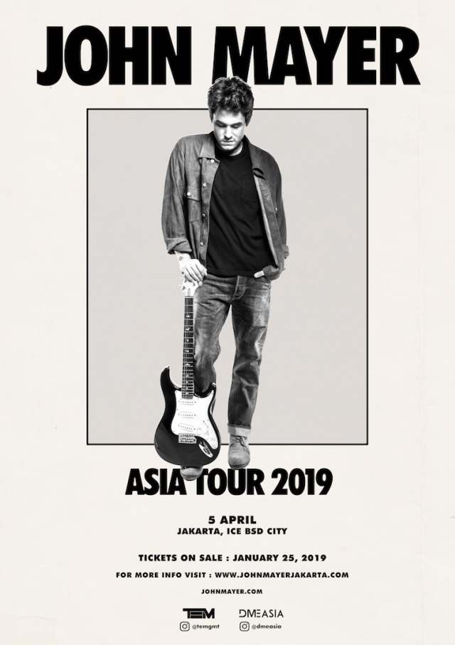 John Mayer konser di Jakarta (Foto: ImageDynamics PR)