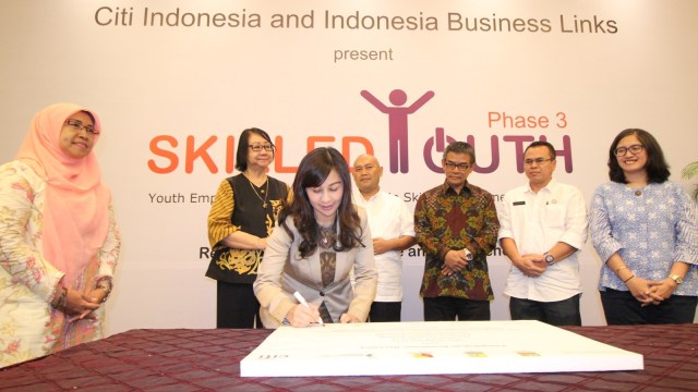 Peresmian Skilled Youth Tahap III dari Citi Indonesia dan Indonesia Business Links. (Foto: Dok. R&R Public Relations)