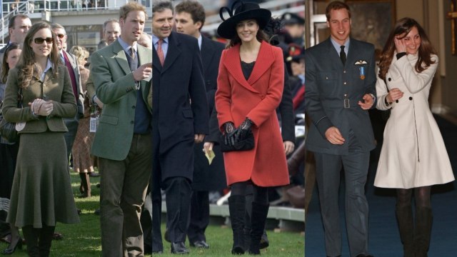 Gaya Kate Middleton saat Masih Menjadi Pacar Pangeran William. (Foto: Tim Clarke, Carl De Souza, Michael Dunlea/ AFP)