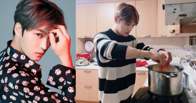 Tak Hanya Tampan, 7 K-Pop Idol Pria Ini Sangat Suka Memasak (7)