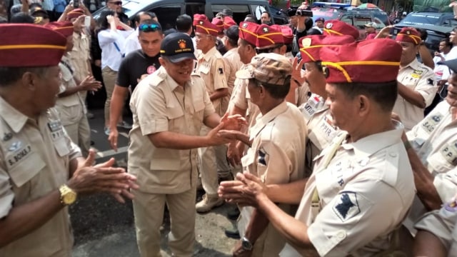 Suasana peresmian Kantor Pusat Badan Pemenangan Nasional (BPN) Prabowo-Sandi di Solo, Jawa Tengah. (Foto: kumparan)