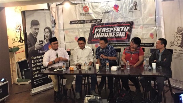 Diskusi 'Prespektif Indonesia' di The Atjeh Connection, Sarinah. (Foto: Andreas Ricky Febrian/kumparan)