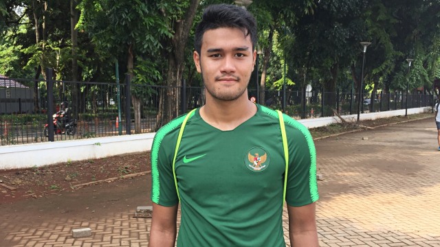 Gelandang Timnas Indonesia U-22, M Rafli. (Foto: Okky Ardiansyah/kumparan)