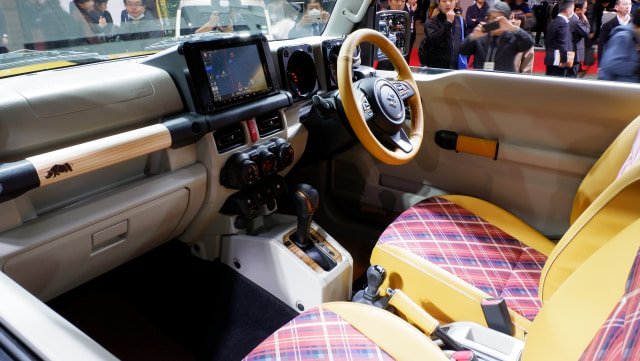 Interior Suzuki Jimny pikap (Foto: Aditya Pratama Niagara/kumparanOTO)