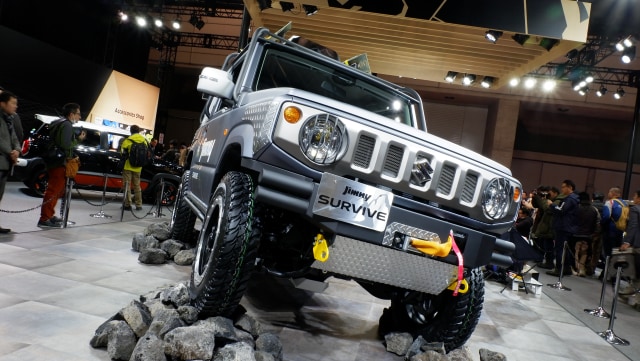 Modifikasi Suzuki Jimny Survive (Foto: Aditya Pratama Niagara/kumparanOTO)