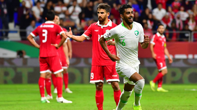 Arab Saudi vs Lebanon. (Foto: Giuseppe CACACE / AFP)