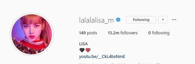 Lisa Blackpink Jadi Selebriti Cewek dengan Followers Instagram Terbanyak di Korea! (1)