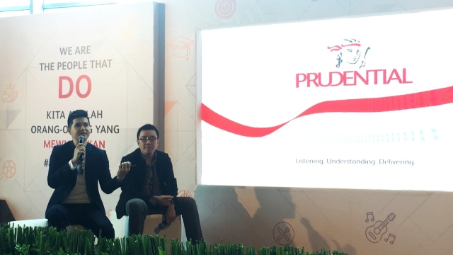 Acara Launching Prudential Prucitical Benefit 88 di Green House Coworking Space, Jakarta, Senin (14/1). Foto: Nurul Nur Azizah/kumparan