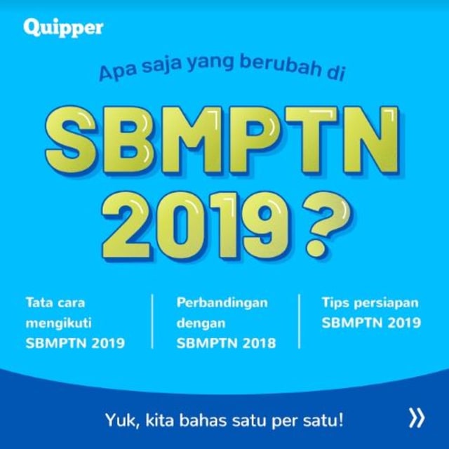 6 Aturan Baru SBMPTN 2019 (1)