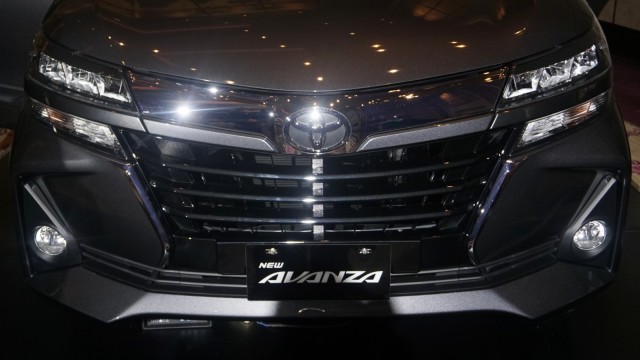 Tampilan depan  Toyota New Avanza dalam Launching New Avanza and New Veloz di Fairmont Hotel  Jl. Asia Afrika No. 8, Gelora Bung Karno, Jakarta Pusat (Foto: Fanny Kusumawardhani/kumparan)
