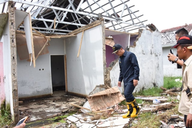 Pemprov Jabar Janjikan Perbaikan Rumah Terdampak Puting Beliung Rancaekek