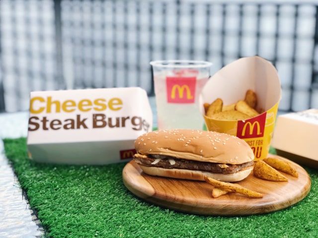 Cheese Steak Burger McDonald's. (Foto: Toshiko/kumparan)