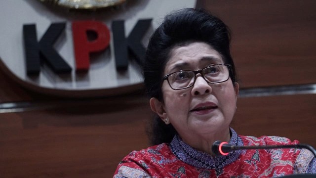 Menteri Kesehatan Nila Moeloek di Gedung KPK, Rabu, (16/1/2019).  (Foto: Jamal Ramadhan/kumparan)