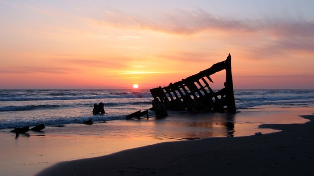 Peter Iredale (Foto: Wikimedia Commons)
