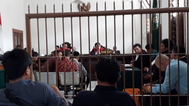Suasana sidang kasus dugaan suap Kalapas Sukamiskin di Pengadilan Tipikor Bandung. (Foto: kumparan)