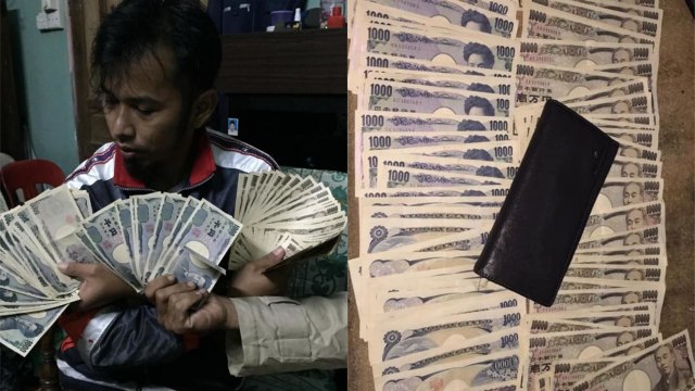 Seoranag pria temukan dompet berisi uang Rp 71 juta dari barang bekas yang dibelinya (Foto: Facebook/Union House Clothing)