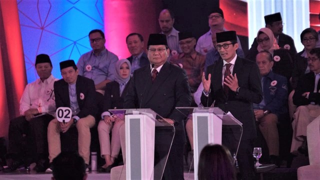 Pasangan calon Presiden dan Wakil Presiden nomor urut 02, Prabowo-Sandi. (Foto: Jamal Ramadhan/kumparan)