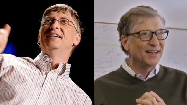 10 Year Challenge: Bill Gates. (Foto: Berbagai Sumber)