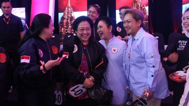 Megawati Soekarnoputri, Puan Maharani, Titik Soeharto dan Yenny Wahid bertemu usai Debat Pertama Pilpres 2019. (Foto: Instagram @pdiperjuangan)