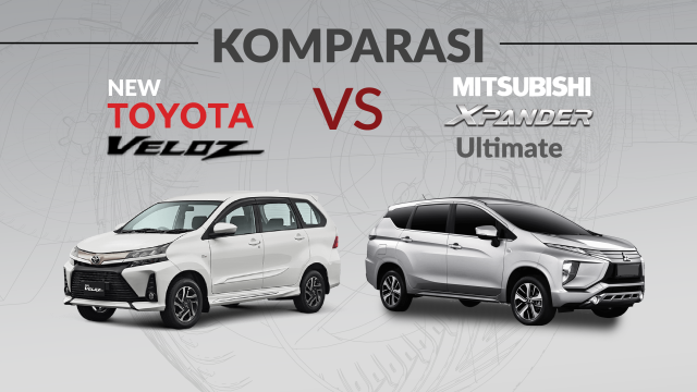 Infografik komparasi new Toyota Veloz dan Mitsubishi Xpander Ultimate (Foto: Sabryna Muviola/kumparan)