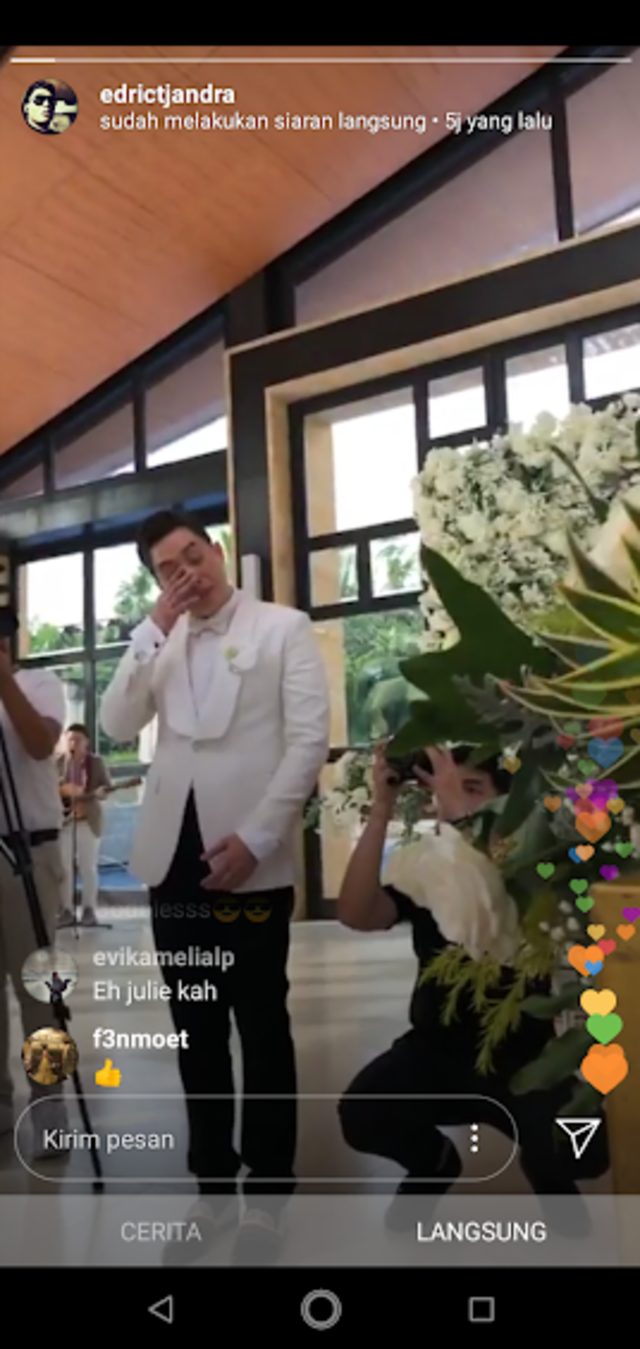 Edric Tjandra menikah di Bali (Foto: Instagram @edrictjandra)
