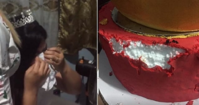 Kue Pernikahannya Dari Styrofoam, Pengantin Menangis Malu di Resepsi