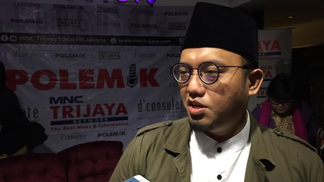 Koordinator Juru Bicara Badan Pemenangan Nasional (BPN) Dahnil Anzar Simanjuntak. (Foto: Reki Febrian/kumparan)