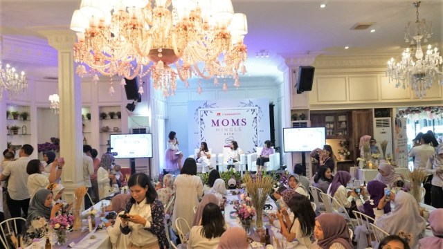 Suasana acara Moms Mingle di Harlequin Bistro, Kemang, Jakarta Selatan. (Foto: Helmi Afandi/kumparan)