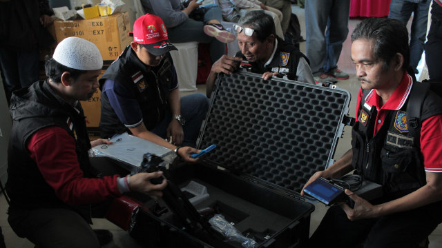 Pelepasan alat pembuatan KTP-el di Dirjen Dukcapil Kemendagri, Jakarta Selatan, Minggu (20/1). (Foto: Jamal Ramadhan/kumparan)