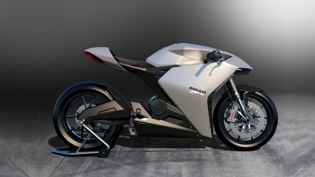 Konsep motor listrik masa depan Ducati Zero. (Foto: electrek.co)