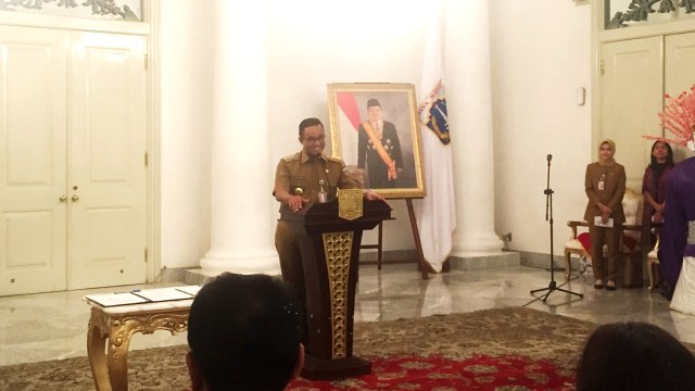 Gubernur DKI Jakarta Anies Baswedan di Balai Kota.  (Foto: Moh Fajri/kumparan)