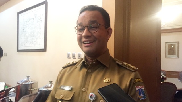 Gubernur DKI Jakarta Anies Baswedan di Balai Kota. (Foto: Moh Fajri/kumparan )