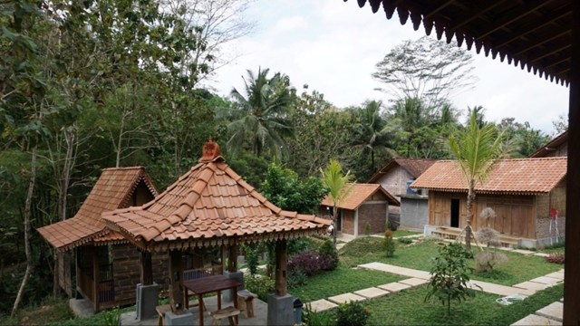 Fasilitas penginapan di desa wisata Desa Kenalan, Kec. Borobudur dibuat setara dengan resort mewah. Foto: Dok. Balkondes Borobudur