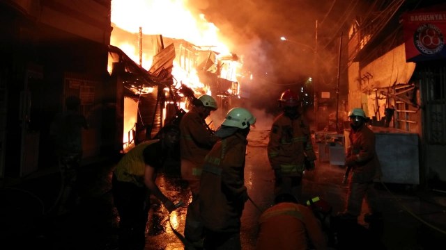 Sebanyak 166 rumah hangus dalam kebakaran di Tomang, Jakarta Barat. (Foto: Dok. Istimewa)