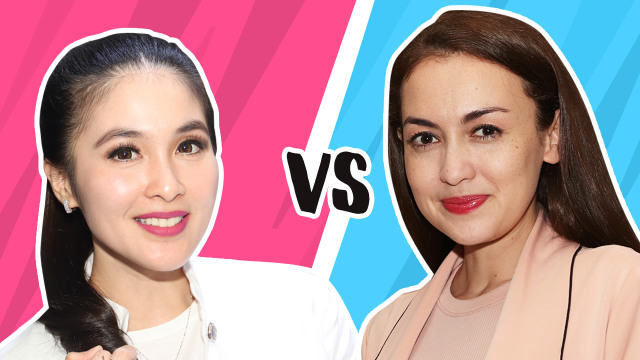 Sandra Dewi vs Rianti Cartwright (Foto: Infografik: Putri Sarah Arifira)