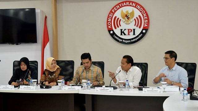 Evaluasi Tahunan yang dilakukan KPI kepada METRO TV, di kantor KPI Pusat, Jakarta, (17/1/2019). (Foto: Dok. KPI)