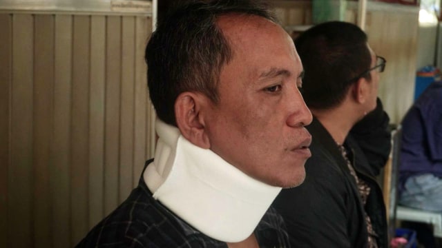 Ali Wardi korban pengeroyokan di DPP PBB. (Foto: Irfan Adi Saputra/kumparan)