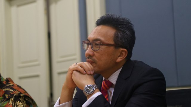 CEO CIMB NIAGA, Tigor M. Siahaan di Kantor kumparan Jalan Jati Murni No. 1A, Jati Padang, Jakarta Selatan.  Foto: Dicky Adam Sidiq/kumparan