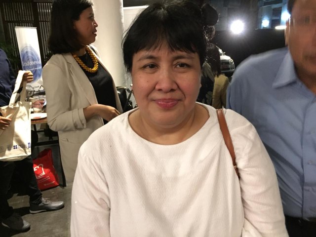 Leila S. Chudori di London Book Fair 2019. (Foto: kumparan/Selli Nisrina Faradilla)