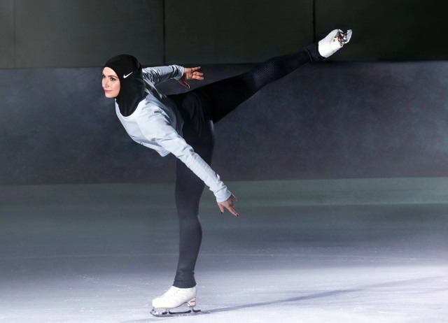 Atlet ice skate menjadi model dalam brand campaign Nike. (Foto: dok. Nike)